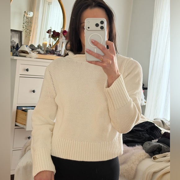 Brand new - J.CREW Roll Neck Sweater White / Small - Picture 5 of 5